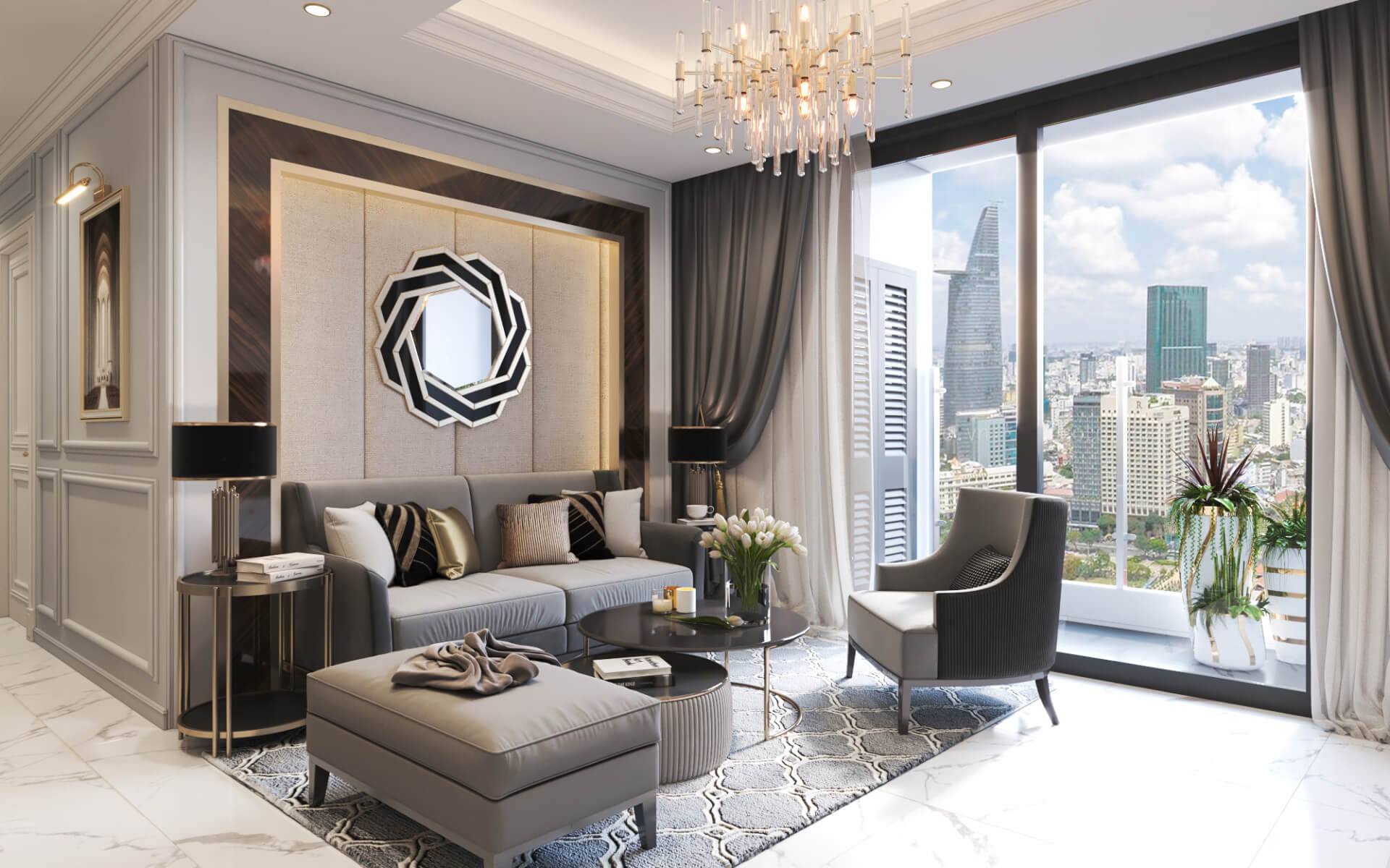 Căn hộ Suite tại dự án The Grand Manhattan quận 1