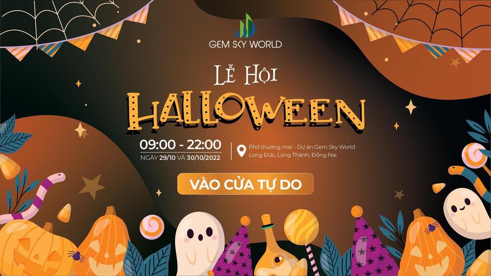 Đêm hội Halloween mở cửa đón khách tự do từ 9:00 ngày 29/10 đến 22:00 ngày 30/10.