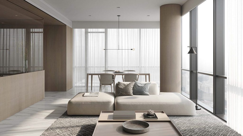 Thiết kế căn hộ phong cách Japandi đơn giản, mộc mạc và bình yên