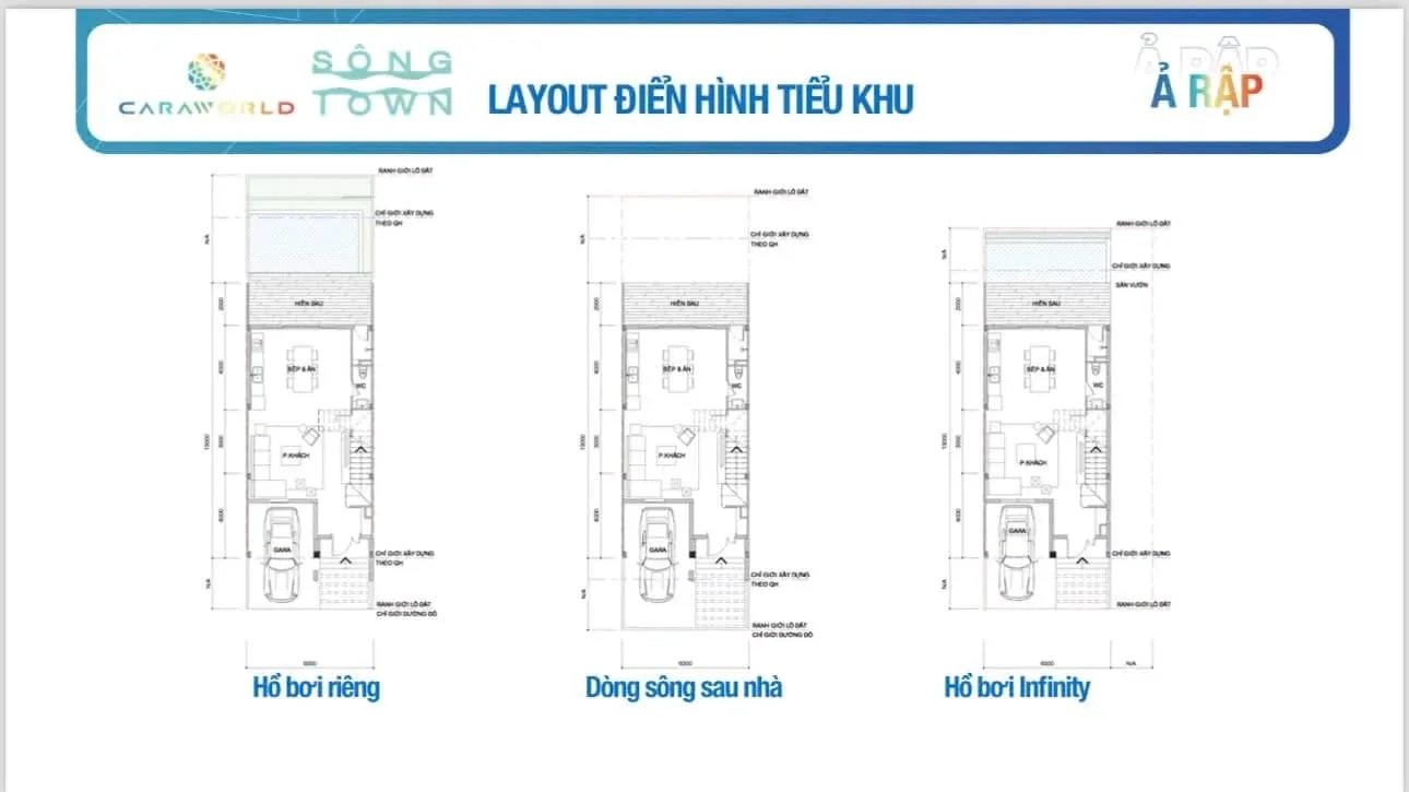 Thiết kế nhà phố Ả Rập Caraworld Cam Ranh