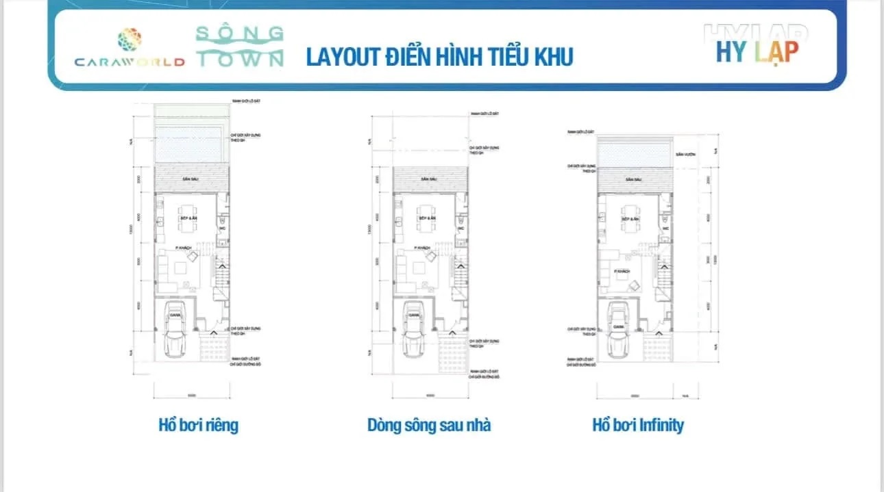 Thiết kế nhà phố Hy Lạp Caraworld Cam Ranh