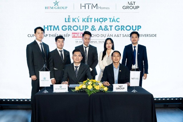 Duravit & Franke đồng hành cùng A&T Saigon Riverside: Khắc họa chuẩn sống resort bên sông Sài Gòn 2 Lễ ký kết hợp tác cung cấp thiết bị bếp Franke cho dự án A&T Saigon Riverside giữa Chủ đầu tư A&T Group và HTM Group vào ngày 24/09/2025