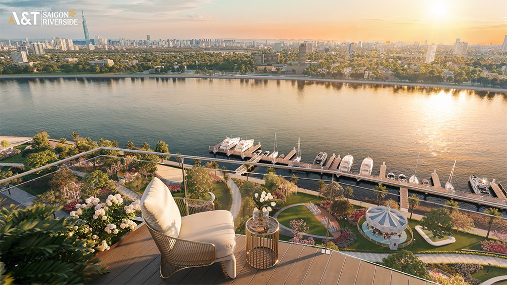A&T Saigon Riverside bắt nhịp xu hướng “resort-style living” giữa lòng đô thị 4 không gian chuẩn resort hiện hữu ngay trước nhà tại A&T Saigon Riverside chỉ với mức giá từ 52 triệu/m2