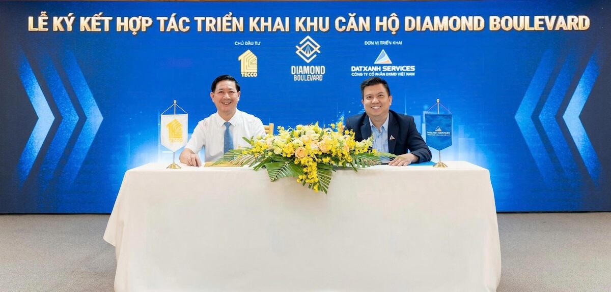 Ký kết hợp tác triển khai căn hộ Diamond Boulevard